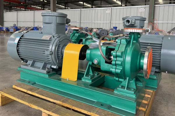 Thai customers order stainless steel centrifugal pumps for lye
