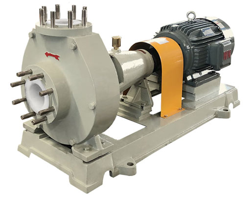 Plastic chemical process pump