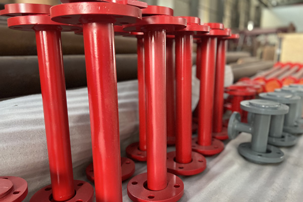 Canadian customer purchasing PTFE-lined pipes
