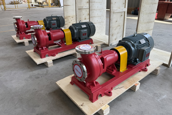 An Italian customer is purchasing Teflon centrifugal pumps.